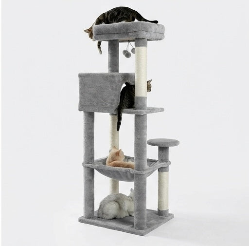 Arbre à chat 143 cm avec grand hamac XXL – vue 8