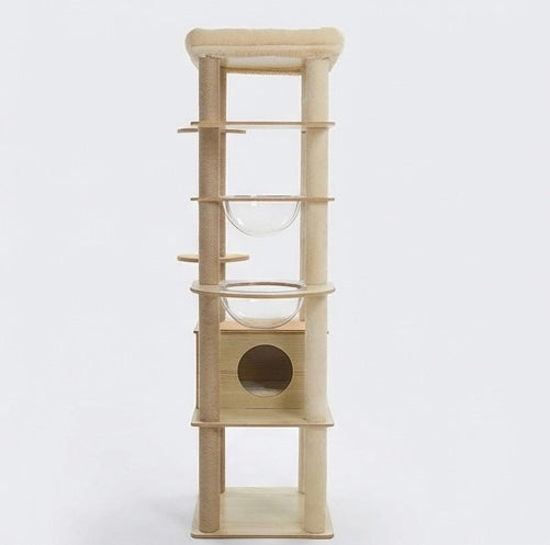 Arbre à chat géant 180 cm beige – vue 7