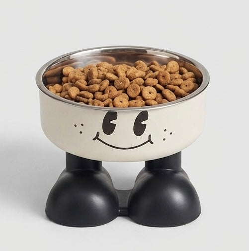 Gamelle chat surelévée inox – anti-déversement