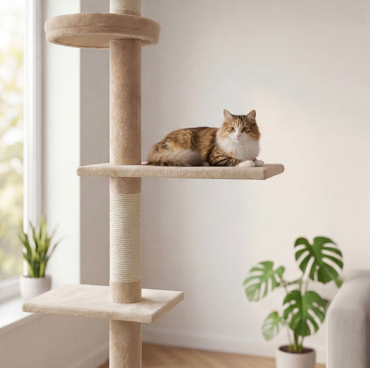 Arbre à chat - Taille ajustable
