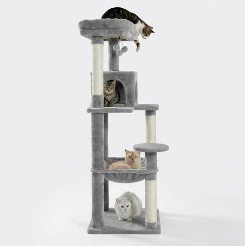 Arbre à chat 143 cm avec grand hamac XXL – vue 7