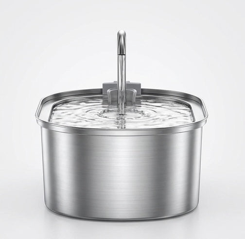 Trinkbrunnen für Katzen aus Edelstahl – 304 – 3,2 l & intelligenter Sensor