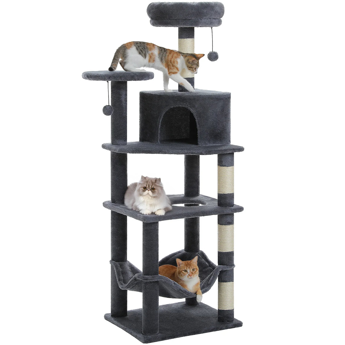 Arbre à chat 5 niveaux 140 cm – vue 11