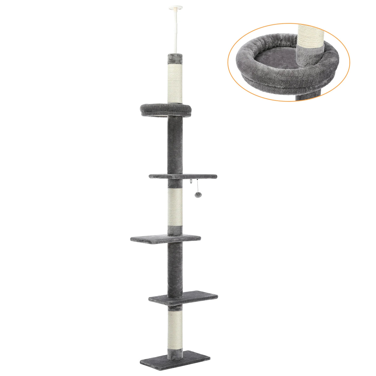 Arbre à chat à taille ajustable – vue 5