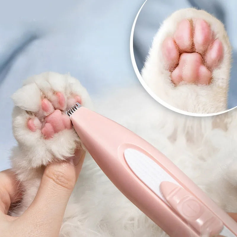 Tondeuse Électrique Chat Silencieuse - USB Rechargeable