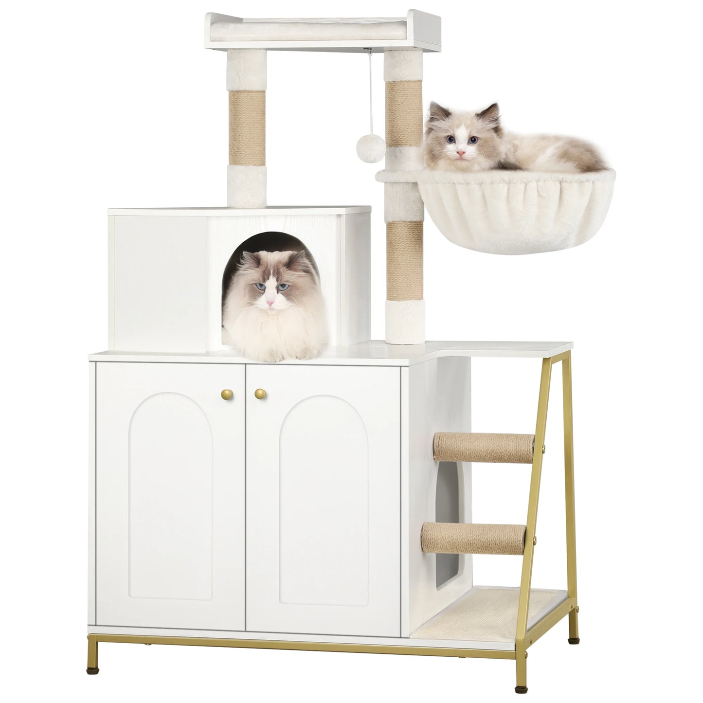 Furniture with cat tree - 121 cm