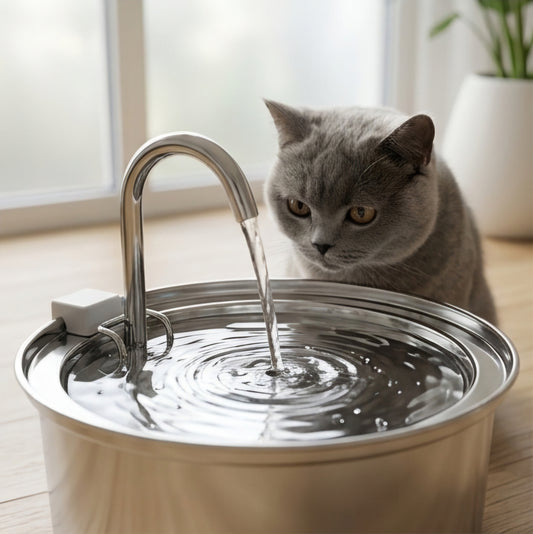 Fontaine à eau chat inox 304 – 3L, ultra-silencieuse