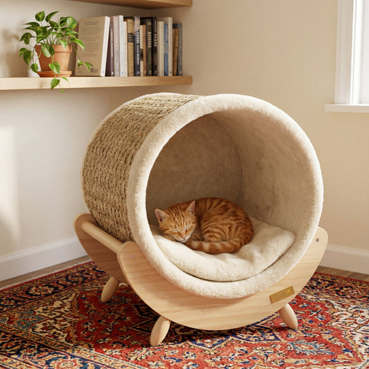 Niche caverne pour chat