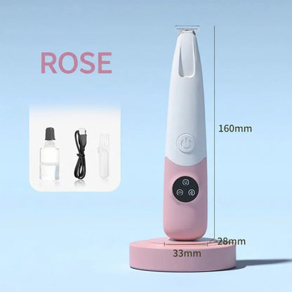 Tondeuse silencieuse pour chat sans fil LED rechargeable