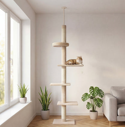 Arbre à chat - Taille ajustable