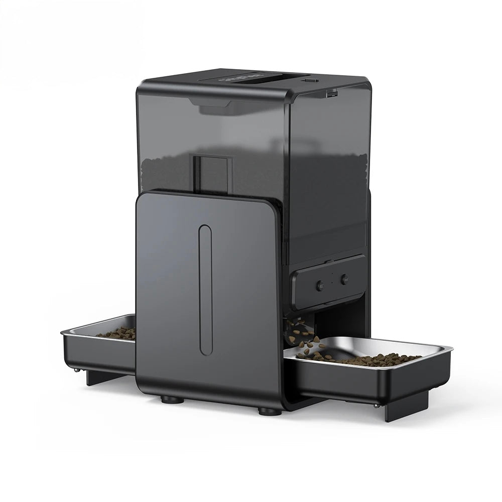 Distributeur automatique double gamelle – 5L, WiFi & batterie 45j