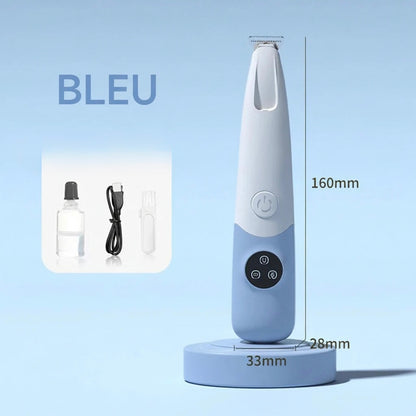 Tondeuse silencieuse pour chat sans fil LED rechargeable