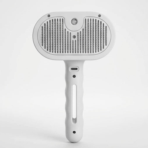 Brosse spray vapeur pour chat - Humidifie et démêle