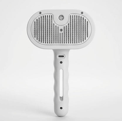 Brosse spray vapeur pour chat - Humidifie et démêle