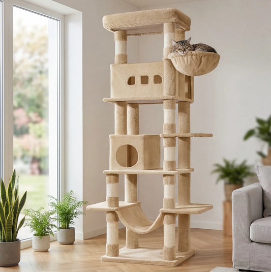 Arbre à chat XXL 210 cm pour très grands chats – vue 2