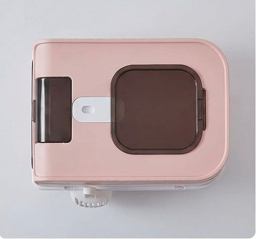Maison de toilette fermée pour chat avec contrôle odeurs