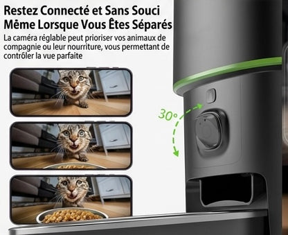 Automatic cat feeder – 1080P camera, night vision & WiFi