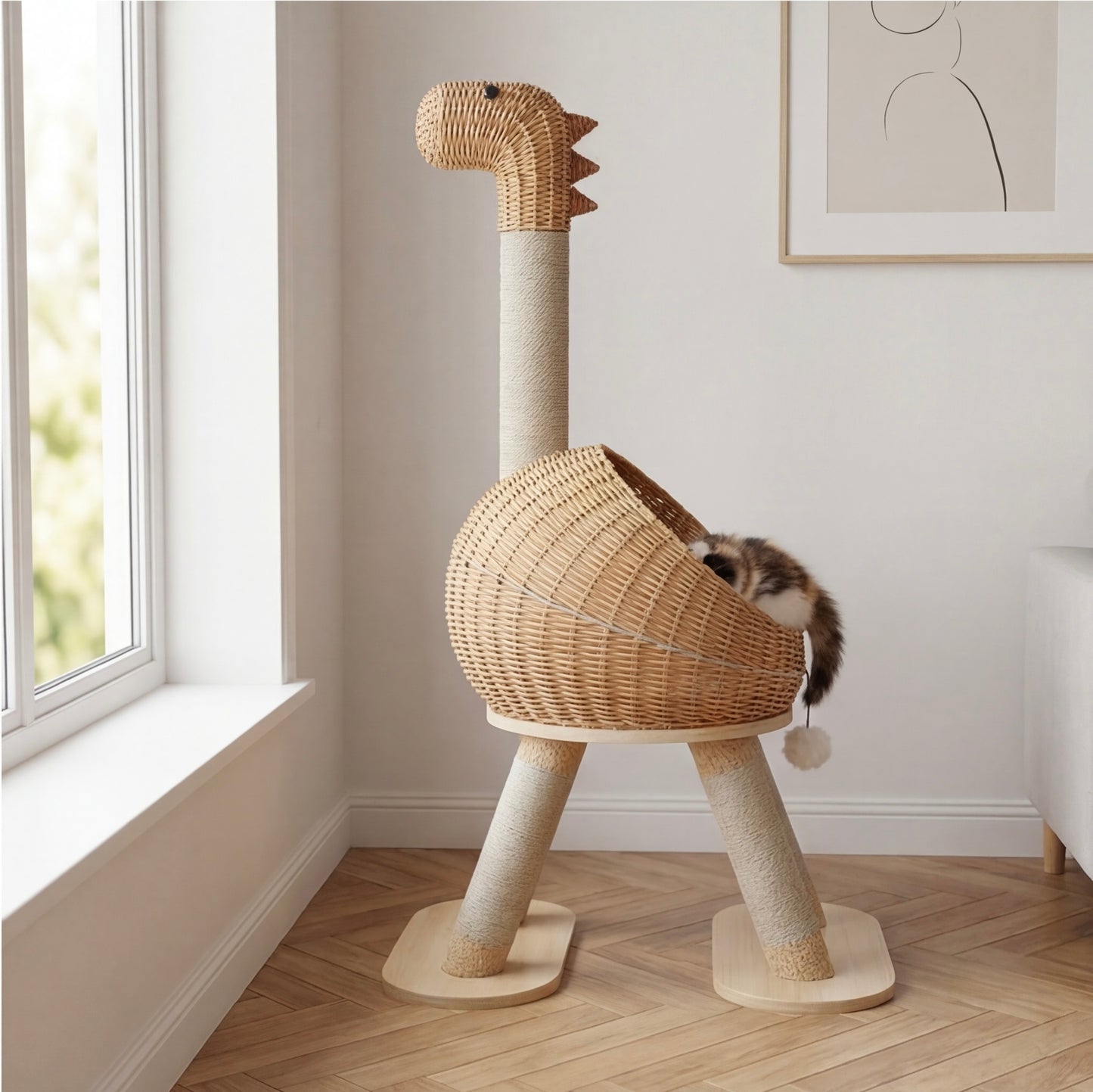 Arbre à chat Dino. 116cm