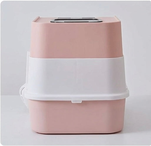 Maison de toilette fermée pour chat avec contrôle odeurs