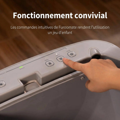 Litière auto-nettoyante ouverte avec contrôle odeurs