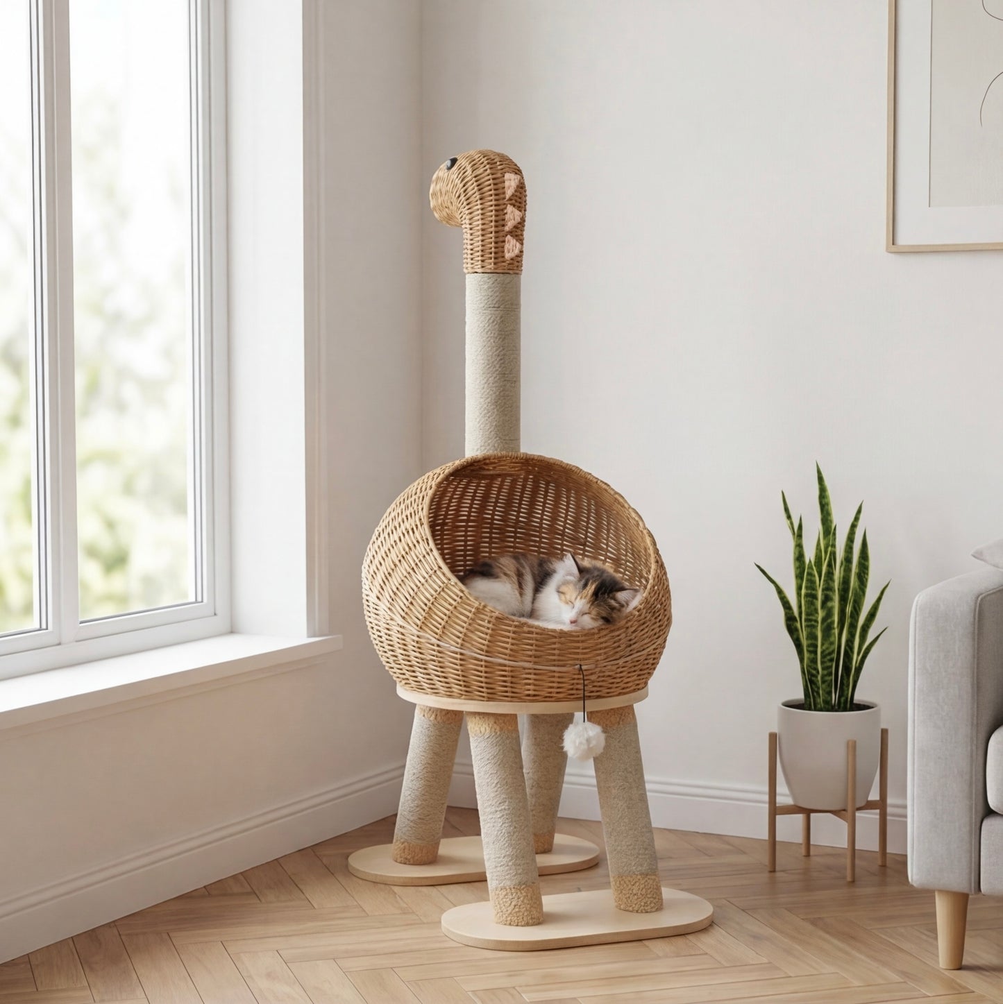 Arbre à chat Dino. 116cm