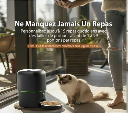 Automatic cat feeder – 1080P camera, night vision & WiFi