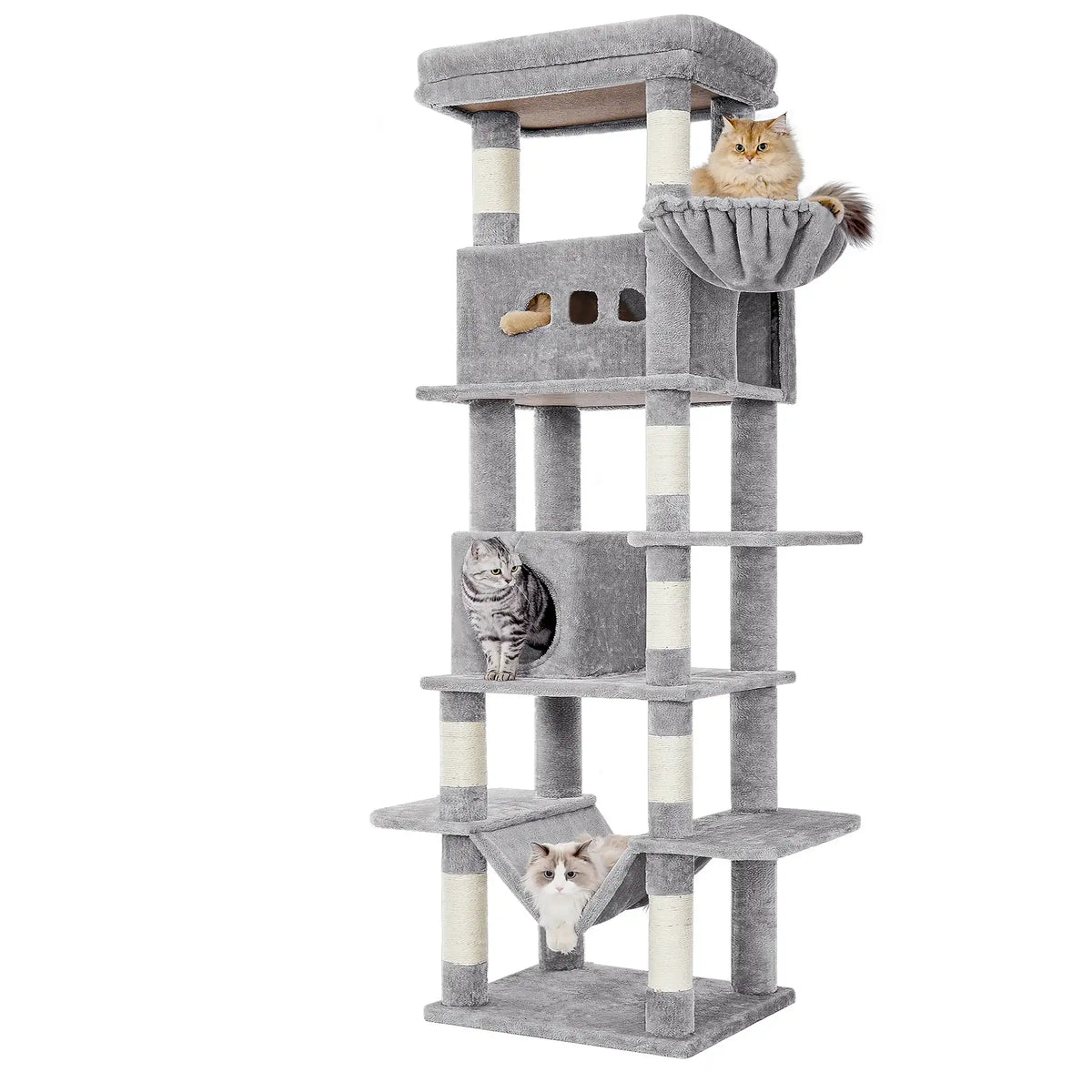 Arbre à chat XXL 210 cm pour très grands chats – vue 9