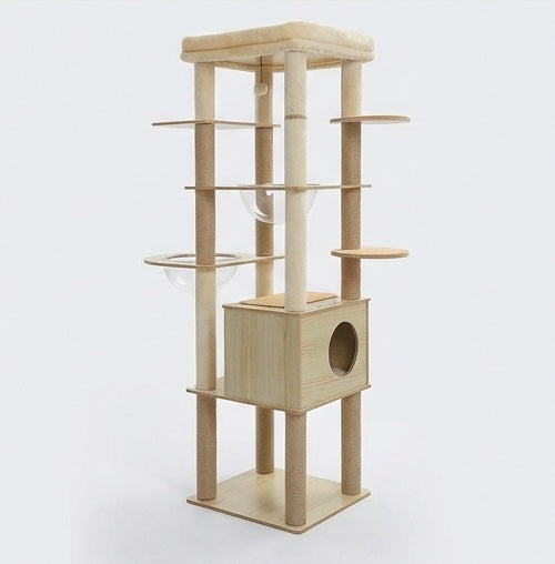 Arbre à chat géant 180cm beige