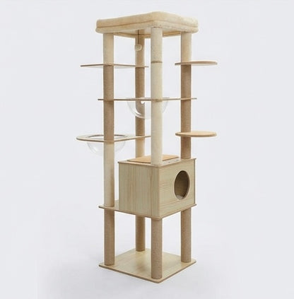 Arbre à chat géant 180cm beige