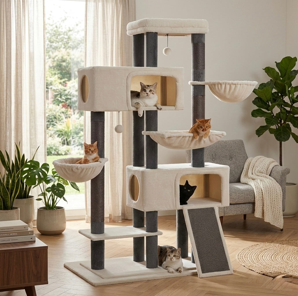 Arbre à chat XXL 209cm grands chats