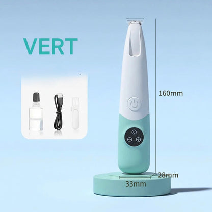 Tondeuse silencieuse pour chat sans fil LED rechargeable