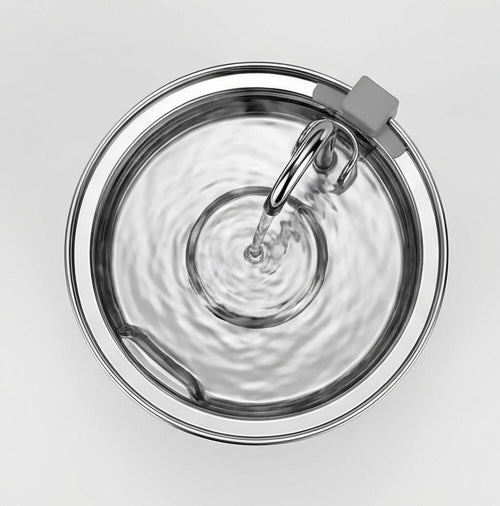 Katzenbrunnen aus Edelstahl 304 – 3 l, ultraleise