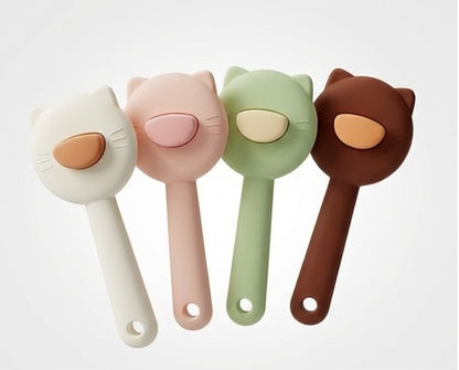 Brosse massage pour chat avec oreilles de chat décoratives