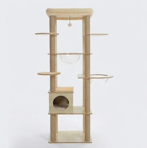 Arbre à chat géant 180cm beige