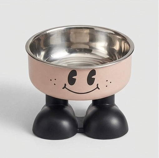 Gamelle chat surelévée inox – anti-déversement