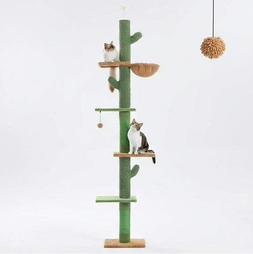 Arbre à chat cactus ajustable