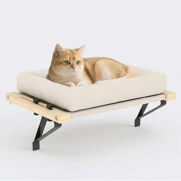 Lit pour chat radiateur et fenêtre avec support ajustable - 50x36cm