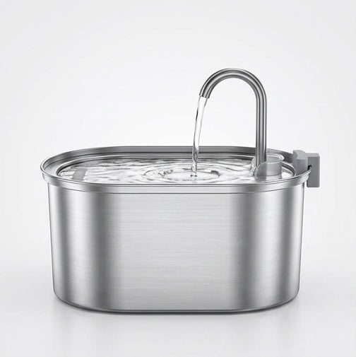 Trinkbrunnen für Katzen aus Edelstahl – 304 – 3,2 l & intelligenter Sensor