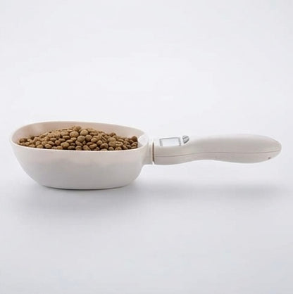 Elektronischer Messlöffel für Katzen – Digitale LED-Waage für präzises Portionieren von Trockenfutter