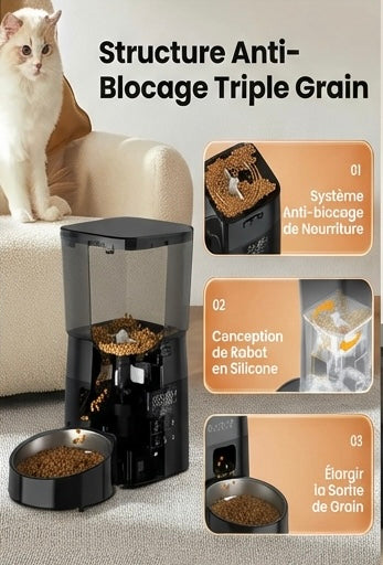 Distributeur automatique chat 2L – sans WiFi, simple & fiable