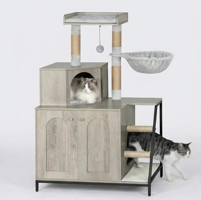 Furniture with cat tree - 121 cm