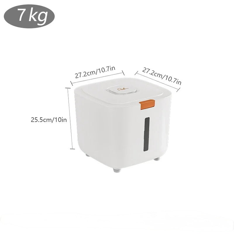 Luftdichte Aufbewahrungsbox für Katzenfutter – Hält das Futter frisch und schützt vor Feuchtigkeit (5 kg/7 kg)
