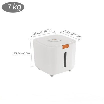 Luftdichte Aufbewahrungsbox für Katzenfutter – Hält das Futter frisch und schützt vor Feuchtigkeit (5 kg/7 kg)