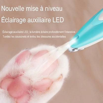 Tondeuse Électrique Chat Silencieuse - USB Rechargeable