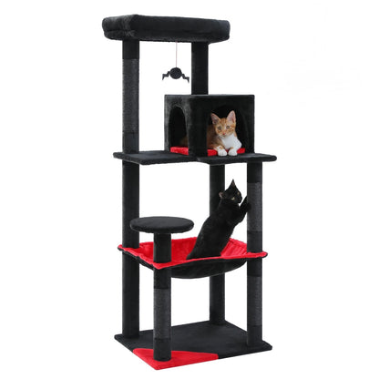 143cm cat tree with large XXL hammock
