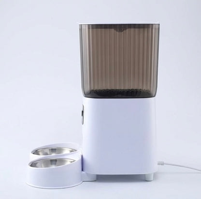 Distributeur automatique chat 5L – double gamelle, WiFi & caméra
