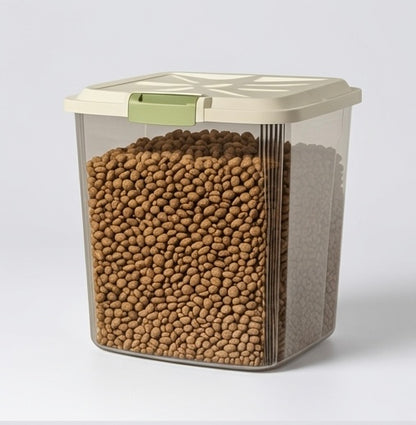 5 kg luftdichter Katzenfutterbehälter – Transparent mit Messbecher