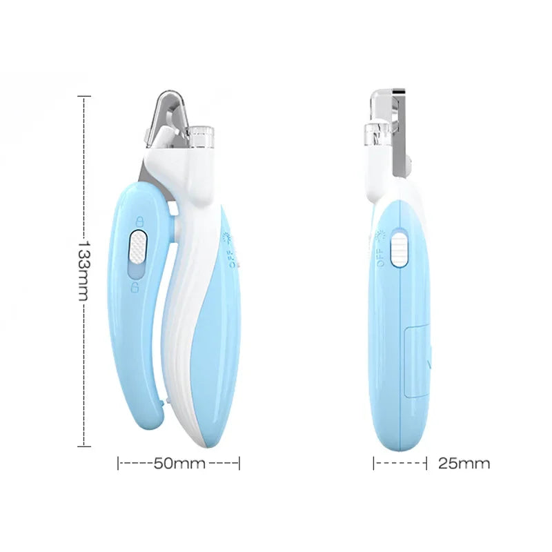 Cat nail clippers with LED