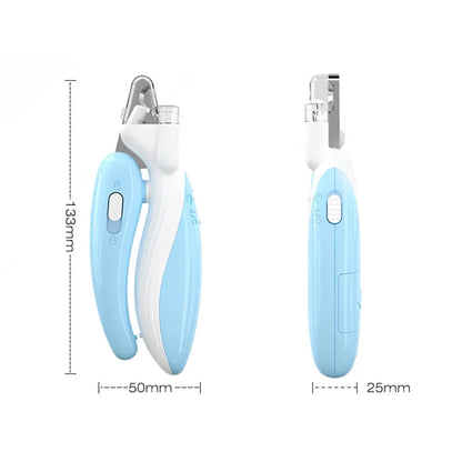 Cat nail clippers with LED