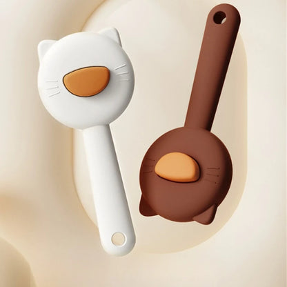Brosse massage pour chat avec oreilles de chat décoratives